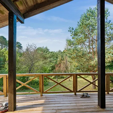 Cosy On A Large Hilly Natural Plot With Covered Terrace And Loft Close To Helgenaes Unique Landscape, Viewpoints And The * Knebel